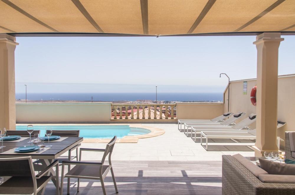Luxurious Villa With Amazing Sea View And Pool Caleta De Fuste Εξωτερικό φωτογραφία